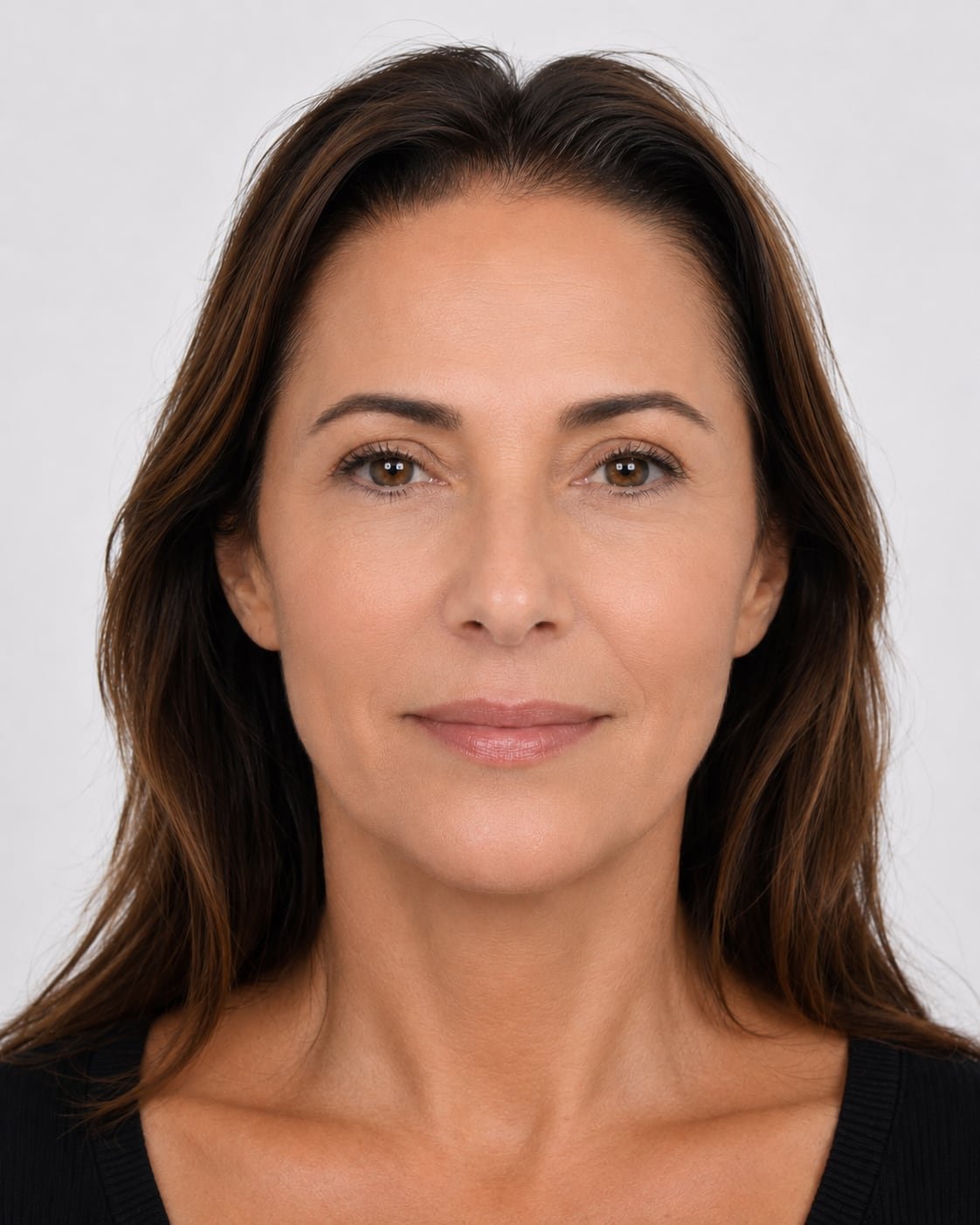 Depois — rosto após harmonização orofacial